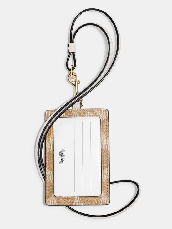 Coach Accessories - Id Lanyard In Signature Canvas